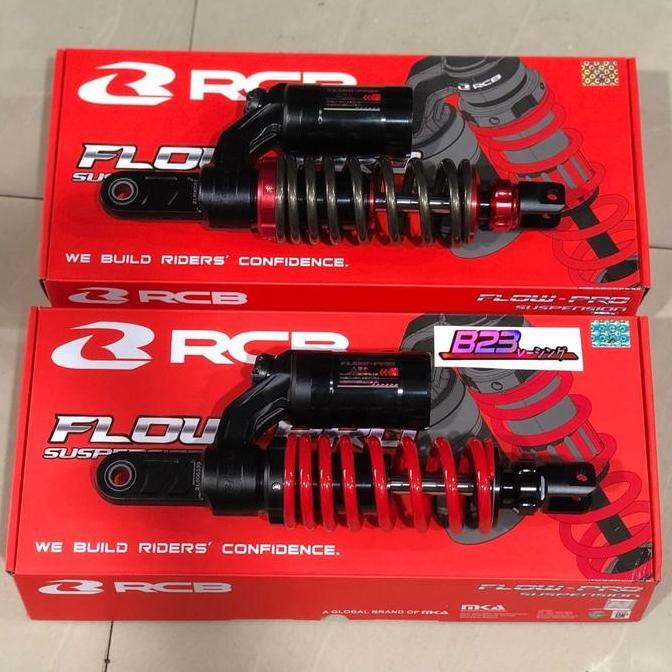 TERBARU - shock rcb flow pro 300mm matic single mio fino scoopy beat karbu double klik kompresi ribo