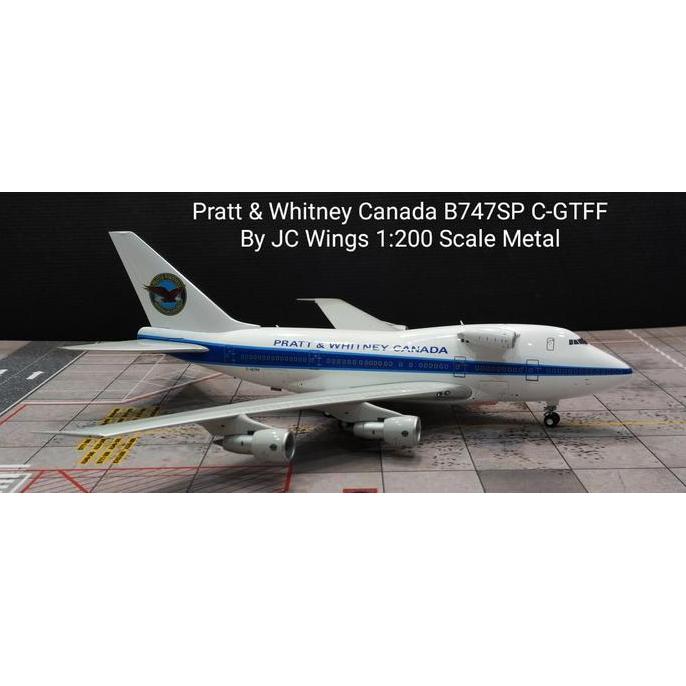 Pratt & Whitney Canada B747SP C-GTFF By JC Wings 1:200 Scale