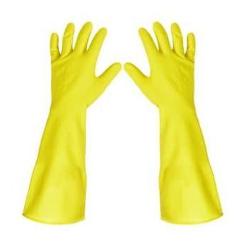 Duraglove Sarung Tangan Panjang Latex Butterfly Ukuran L - Kuning