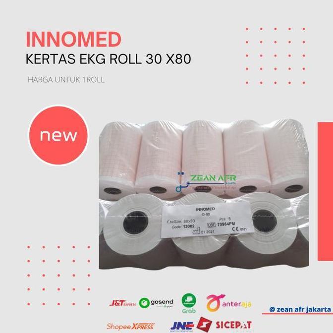 Kertas Ekg Roll 80X30 Innomed / Ecg Paper 80X30