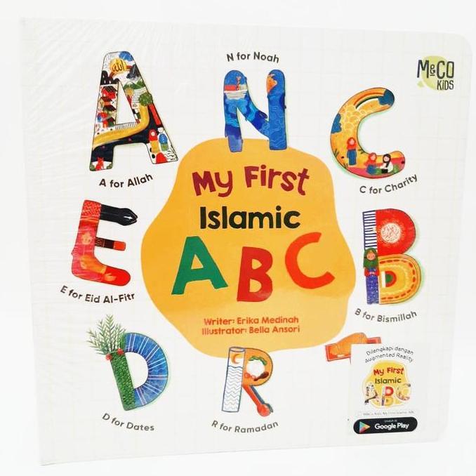 [Mizan] Buku My First Islamic Abc Boardbook Augmented Reality Ajaib
