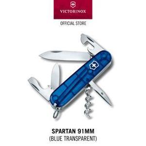 Victorinox Spartan, 91 Mm, Blue Transparent [Pisau Lipat] Swiss Army Knife