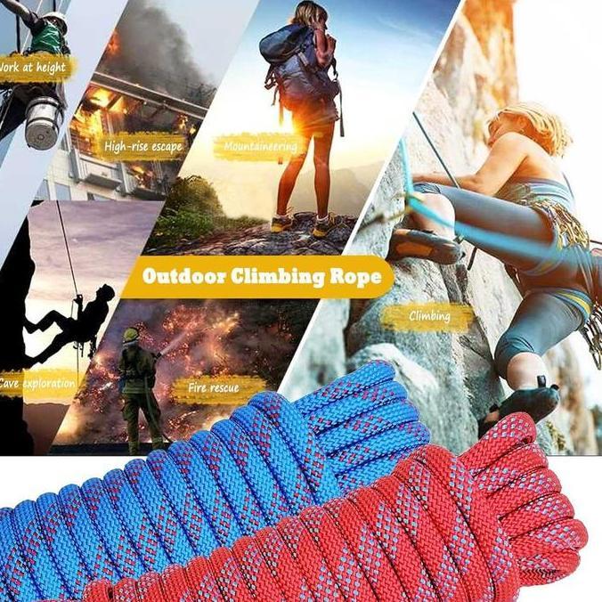 Tali Panjat Tebing Climbing Rope Outdoor Darurat Paracord Rope