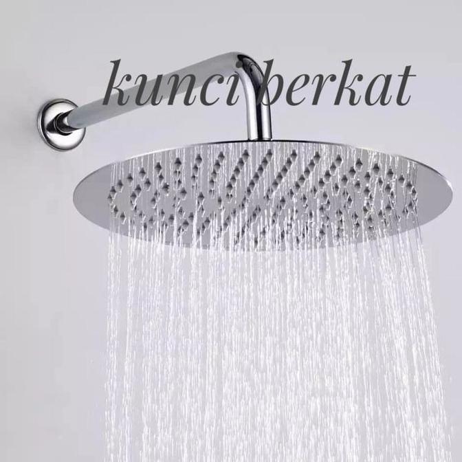 12 In/Wall Shower/Rain Shower Bulat/Wall Sower/Head Shower 12 inchi