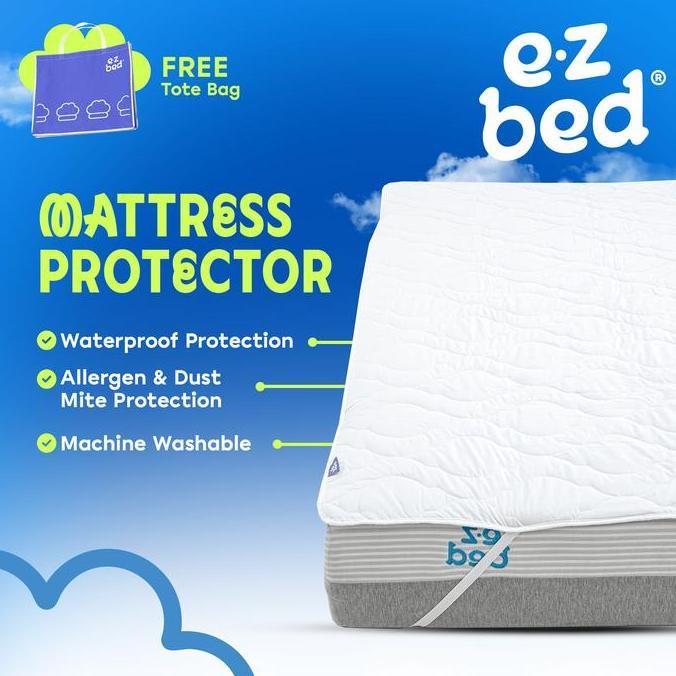 MATTRESS PROTECTOR EZBED / PELINDUNG KASUR WATERPRROF / MATTRESS COVER