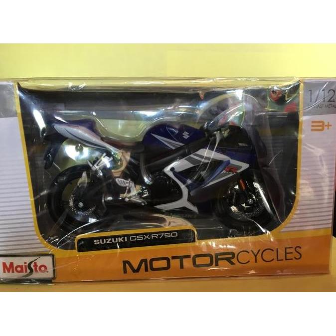Maisto 1/12 Diecast Motorcycles Suzuki GSX-R750
