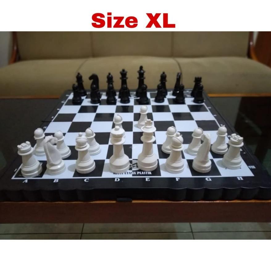 Papan Catur Plastik Ukuran Besar Xl Jumbo - Chess Board Games Paling Besar