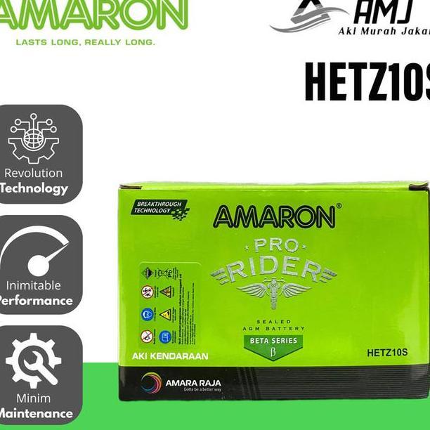 Amaron Aki Motor Ninja 250R 250Rr Mono New Ninja 250 Fi Etz10S 9Ah Aki Kering
