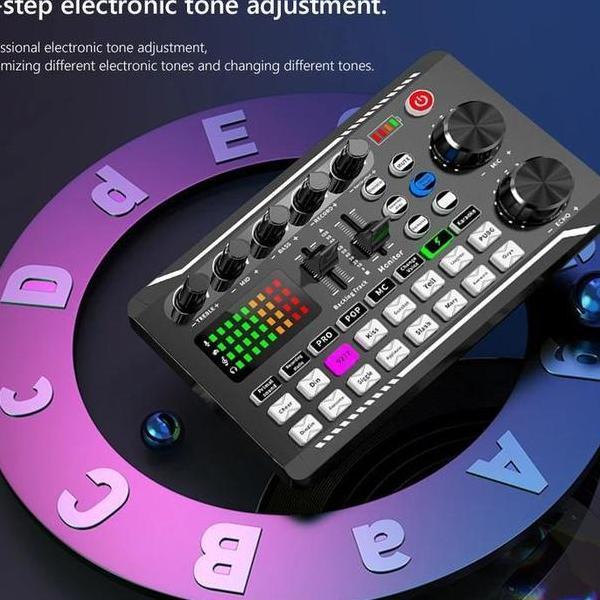 F998 Bm800 Set Kartu Suara Mikrofon Kit Audio Mixer Vocoder Mixer Amplifier Ponsel Komputer Tujuan U