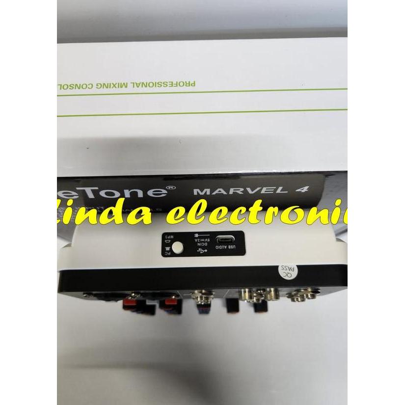 Mixer Audio Max Baretone Marvel 4 Professional Mixer 4 Ch