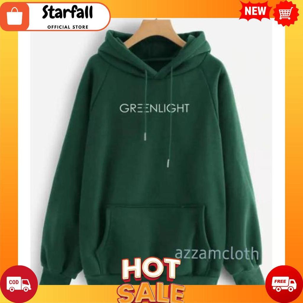 JAKET SWEATER HOODIE HIJAU BOTOL GREENLIGHT [B1][B1]