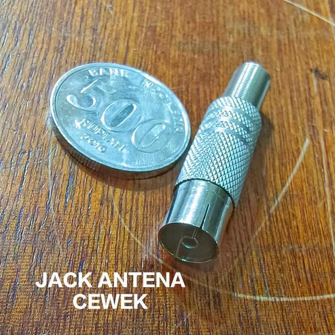 populer] Jack Antena TV Besi Jak Jek Cewek/Cowok Male/Female Silver (Varian)