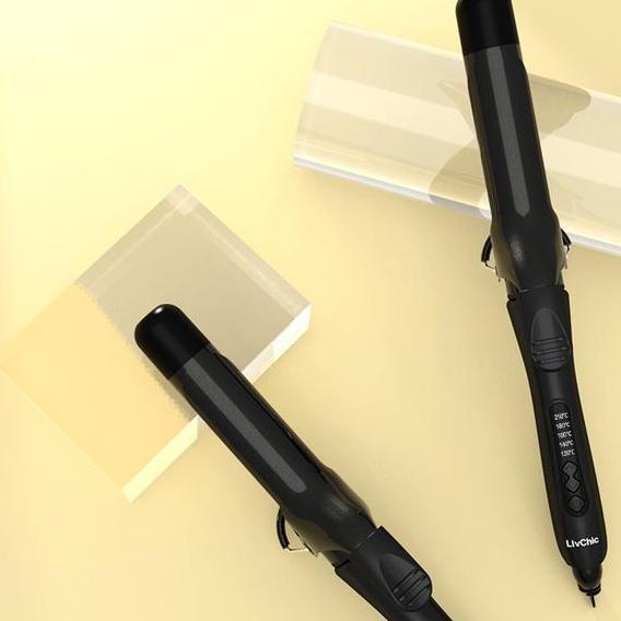 Livchic Keriting Catokan Rambut Curly Catok 32Mm Lc204 Hitam Kering