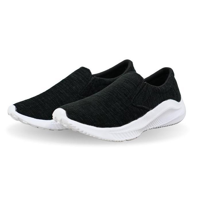 Redknot Barna Hitam - Sepatu Slip On tanpa tali untuk Olahraga, Jalan