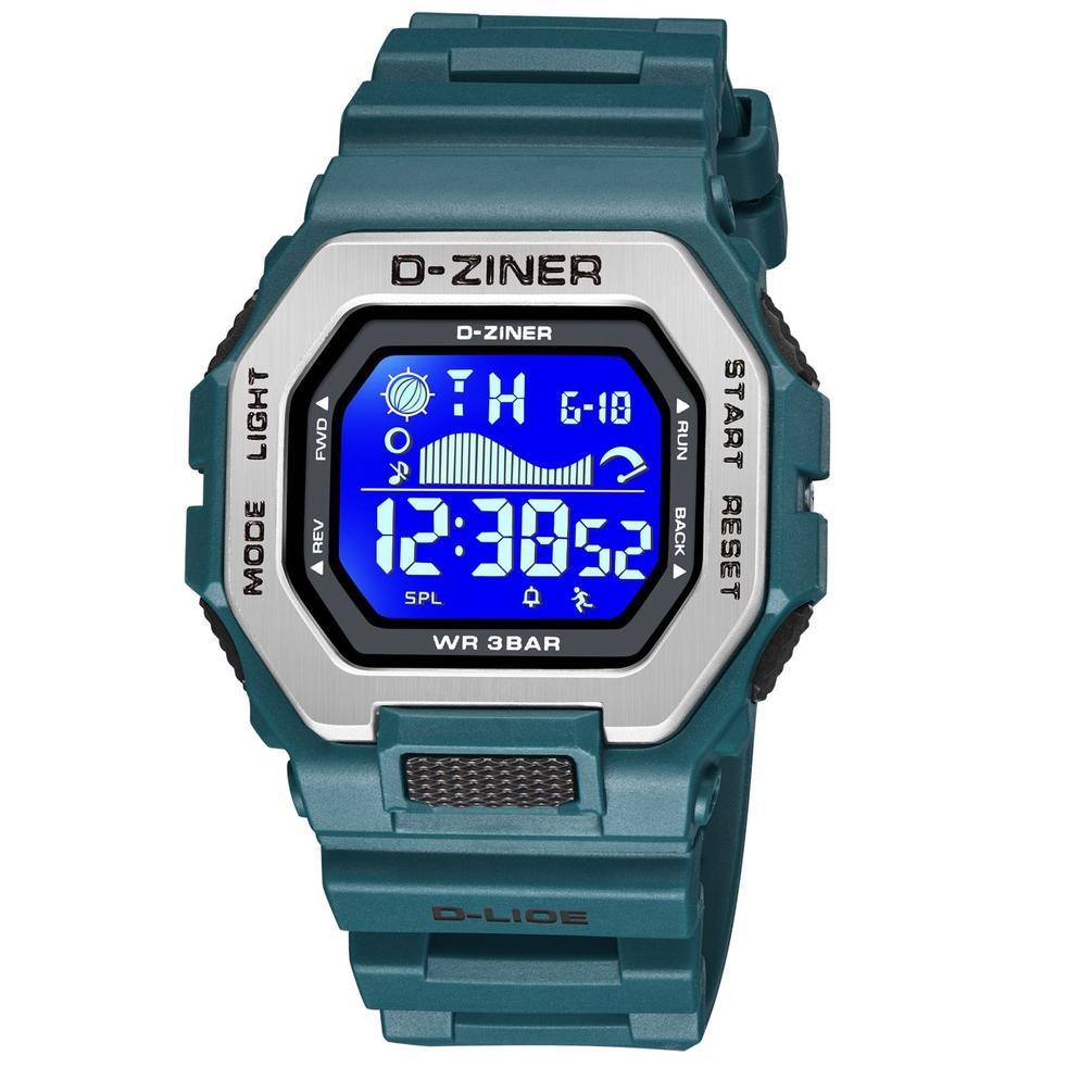 Jam Tangan Pria Dziner 8318 Digital Rubber Original Jam tangan pria