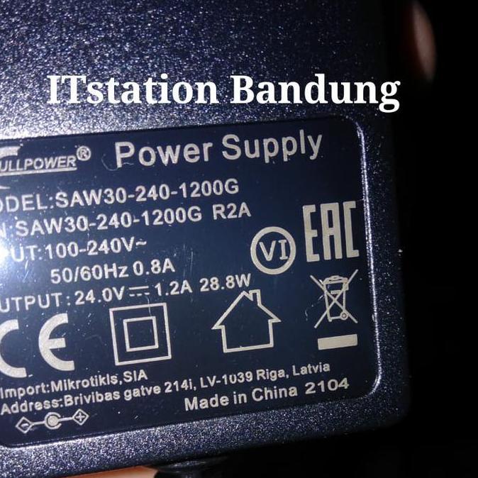 Mikrotik Adaptor 24V 1.2A 1200mA untuk RB2011 RB3011 CRS326 CSS326