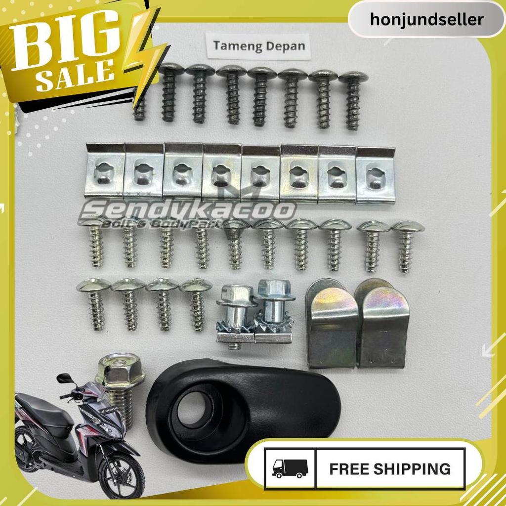 Baut Vario 110 Techno Karbu Full Set / Baut Body Vario Techno 110 Karbu Siap Kirim