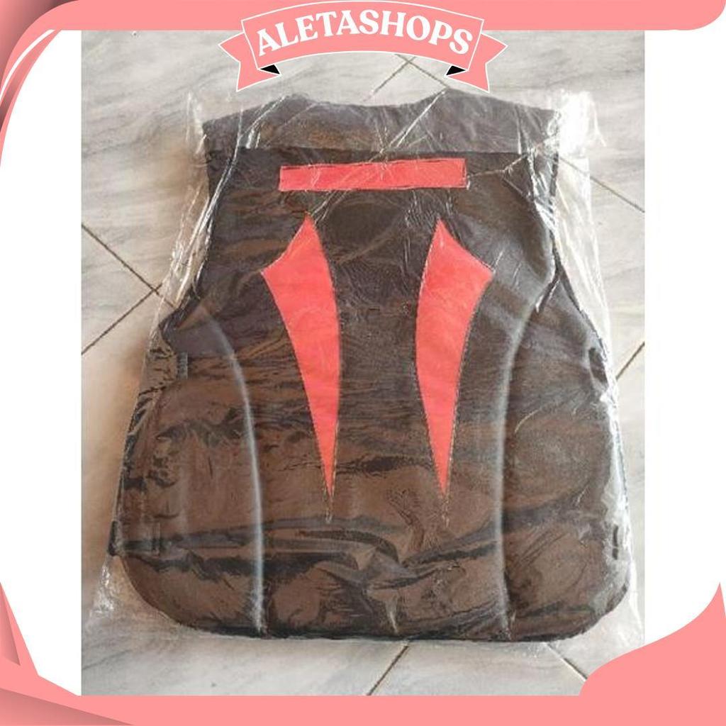 Rompi Motor Pelindung Dada Depan Belakang Ada Saku Resleting Ori