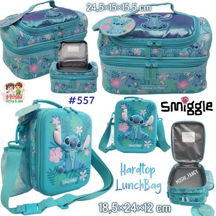 Terlaris Lunch Bag Smigle Stitch / Tas Makan Stitch / Tas Bekal Anak Stitch / Tas Makan Smiggle Stit