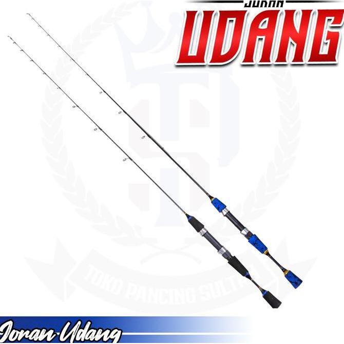Terlaris Joran pancing Udang Fiber Solid 1-3 LB panjang 120cm 135cm 150cm pancing joran pancing manc