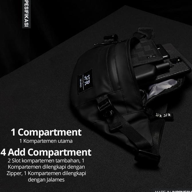 JFR Lark Waist Bag - Tas Selempang Bahan Bimo PVC JT43