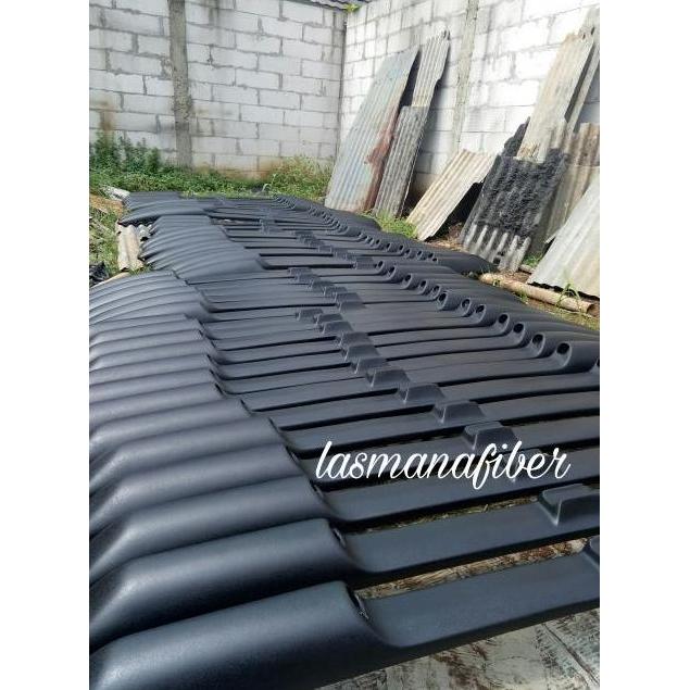 Roof rail sporty roof rack xpander warna hitam doof