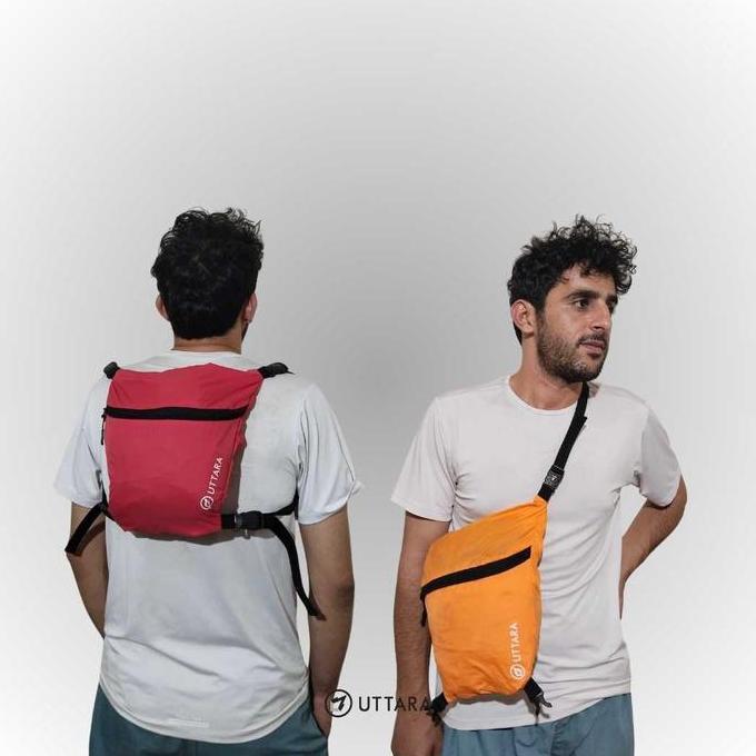 Uttara FlexPack - Tas Pinggang Sling Bag Mini Pack Multifungsi - Mini Backpack