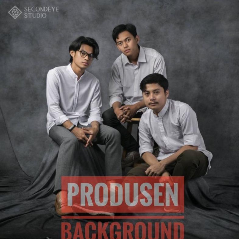 Kain Background Abstrak Abu Studio Foto 3X2,5M