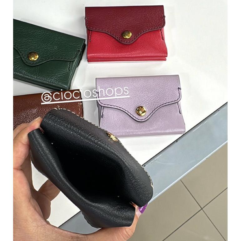 Fossil Card Holder Leather Dompet Kartu Original