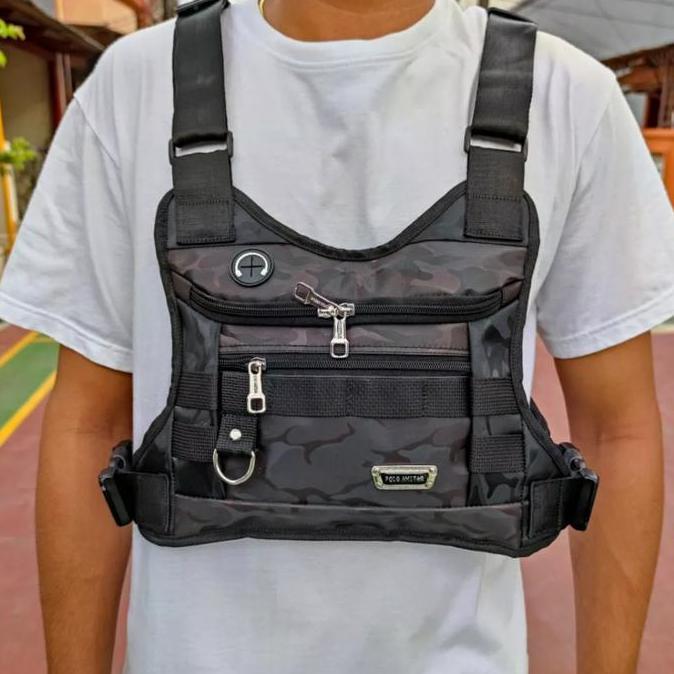 Tas dada pria rompi chest bag / Tas dada Rompi / Rigbag