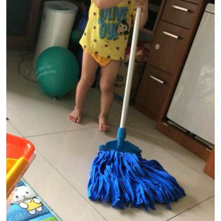 PEL LANTAI NAGATA 2002 KANEBO PVC YARN DENGAN GAGANG / KAIN PEL LANTAI MICROFIBER Pel Lantai