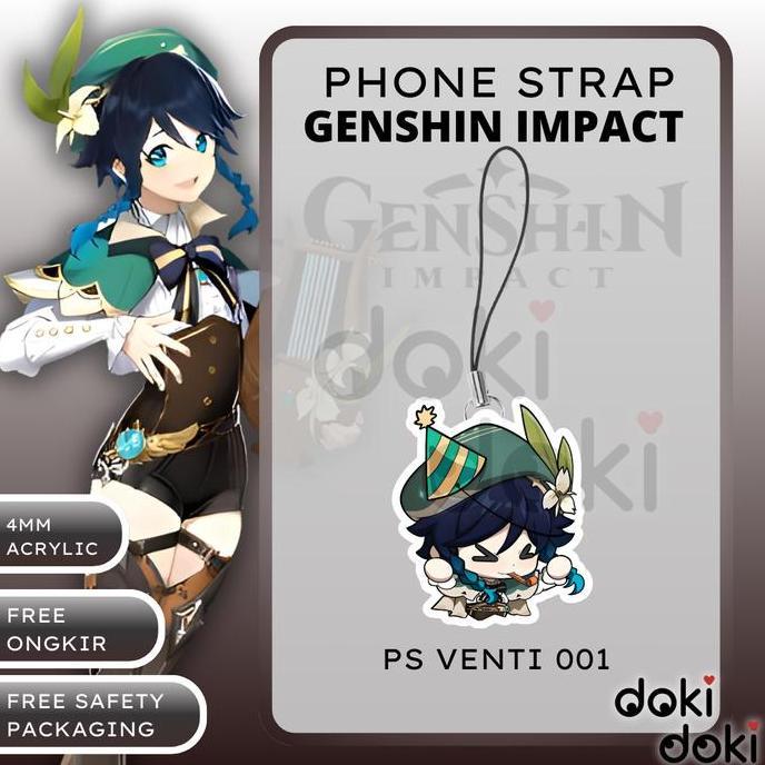 PHONE STRAP VENTI GENSHIN IMPACT
