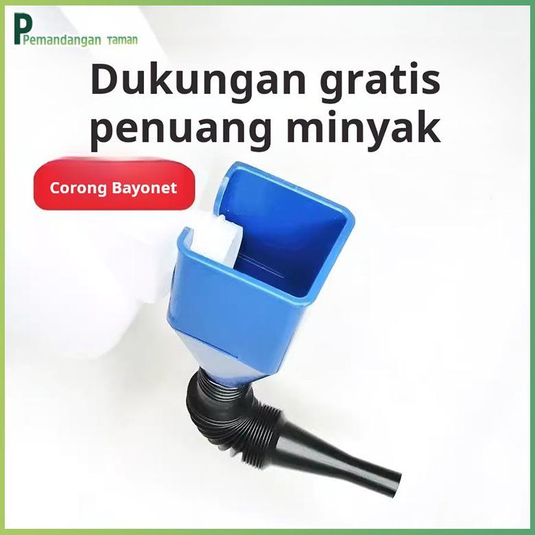 COWSLIP Corong teleskopik bebas genggam untuk sepeda motor, corong bayonet persegi kecil, corong pen