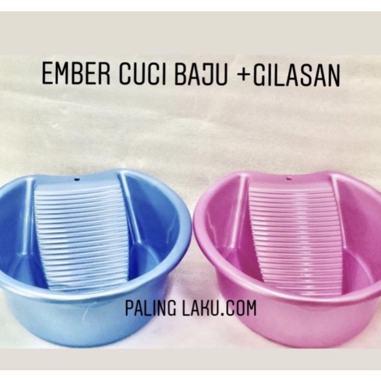 Ember cuci baju + pengilasan