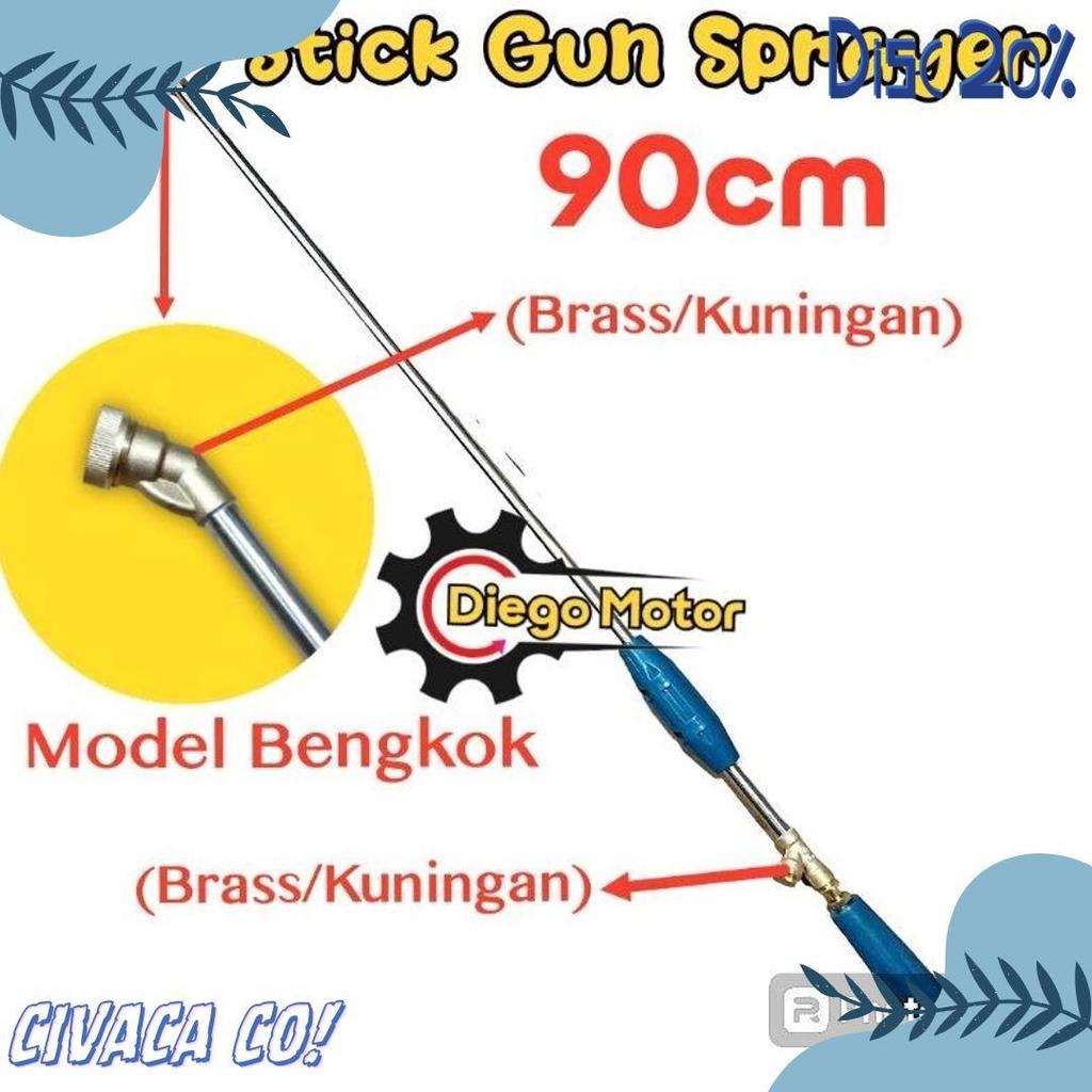 Cod (Bengkok) Stik Gun Sprayer 90Cm Pompa Doorsmeer Steam Shinsegae Rs0