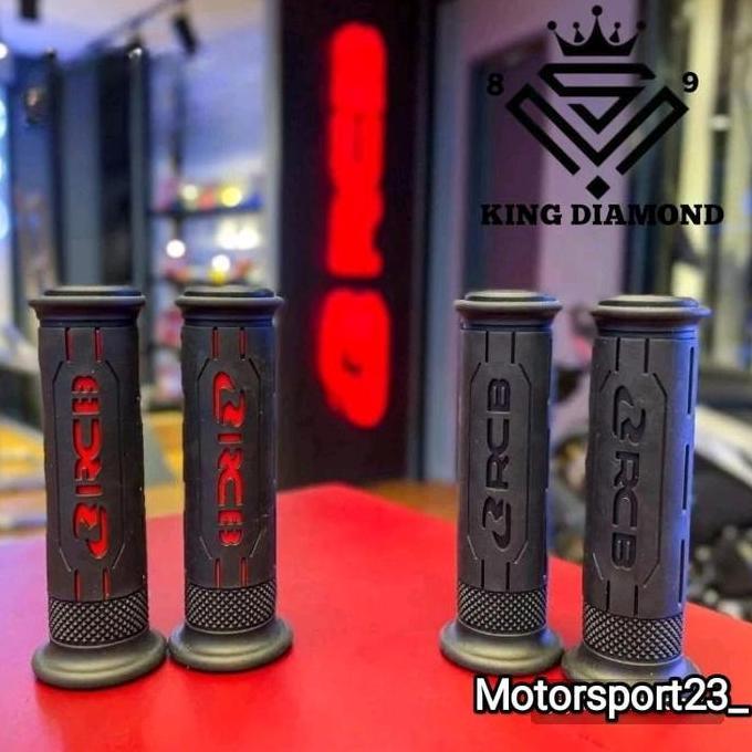 Promo Handgrip Rcb Hg77 Grip Rcb Hg77 plus Jalu Stang Pcx Chrome Free penutup Handgrip Handfat Rcb H