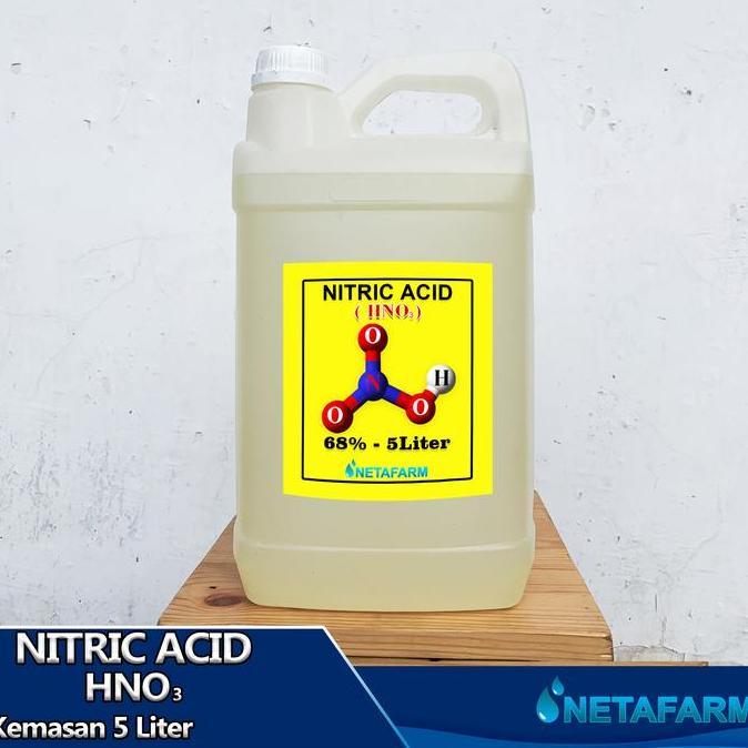 Terlaris Nitric Acid 68% - Hno3 Kemasan 5 Liter