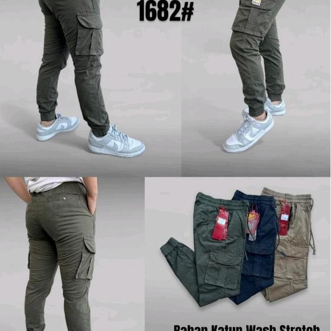 Promo CELANA JOGER IMPORT // CELANA IMPORT // KATUN WASH STRETCH COD