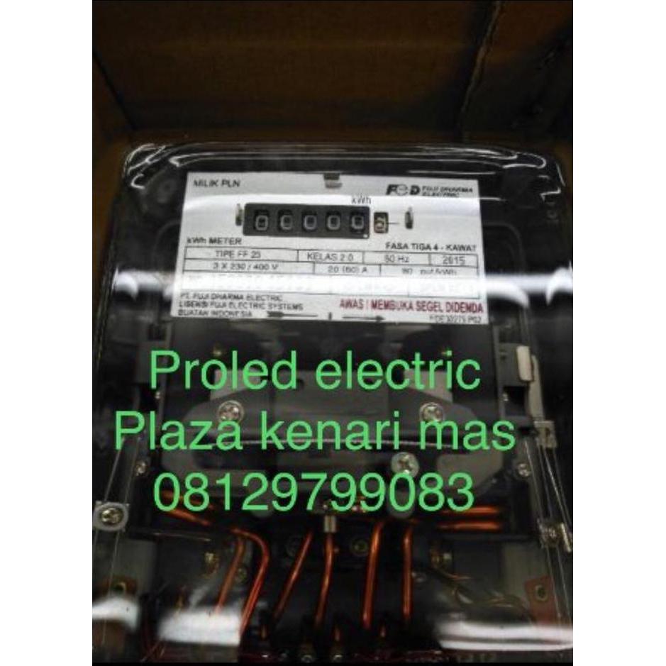 KWH meter meteran listrik 3p 3 phase fuji dharma