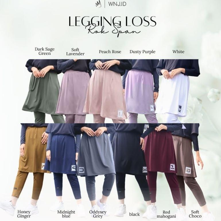 - Legging Olahraga Wanita | Legging Sport Muslimah | Legging Loss Rok Dalaman Gamis | LEGGING LOSS R