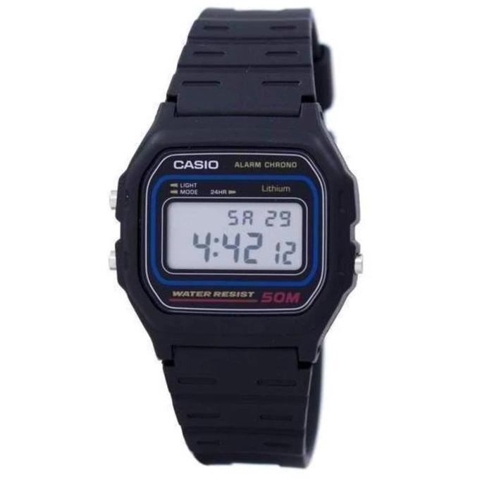 JAM TANGAN UNISEX CASIO W-59-1VDF W59-1VDF DIGITAL ORIGINAL