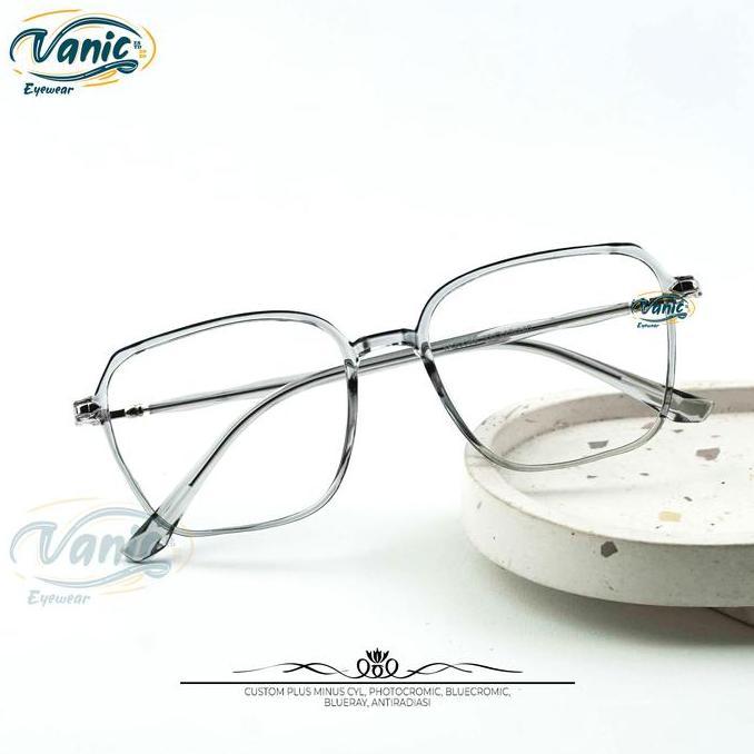 Promo Kacamata Photocromic Kotak Wanita VNC20098 COD