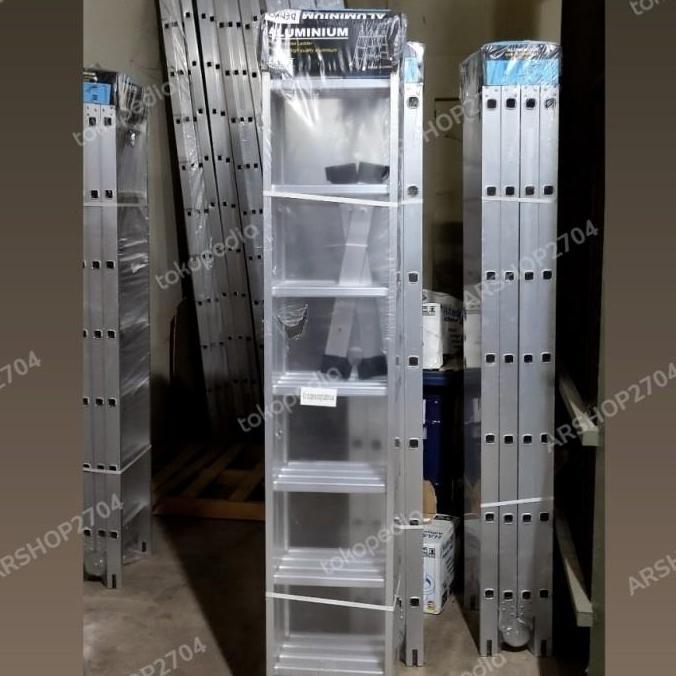 Promo Promo Tangga Multipurpose Denko Mal 4X7/Tangga Lipat Alumunium 8M Cod