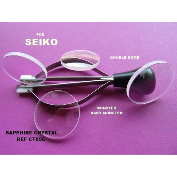 Promo Crystal Times CT056 Dbl Dome for Seiko Monster/Baby Turtle/Mini Turtle COD