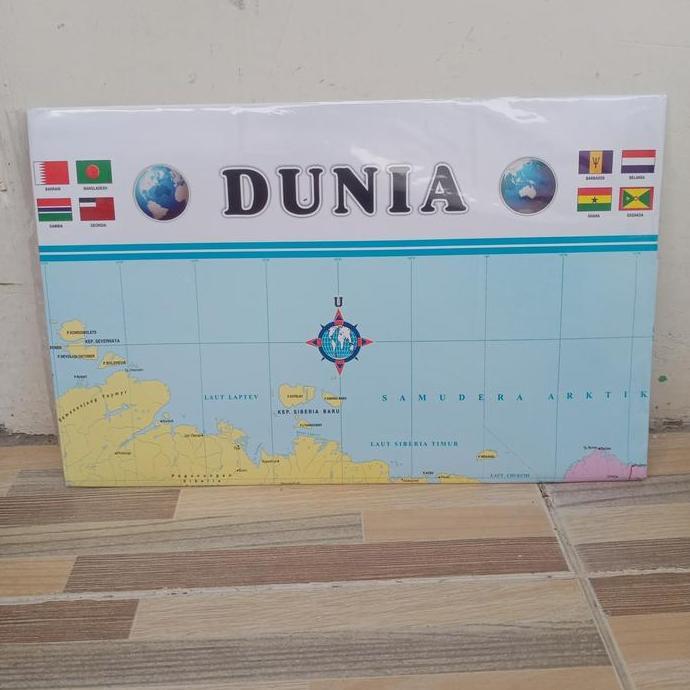 peta dunia lipat