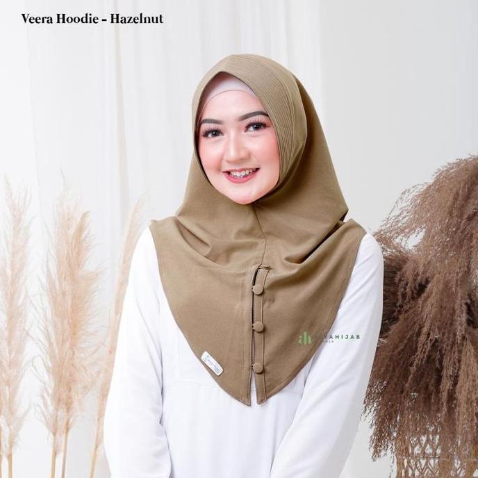 ALYAHIJAB - Veera Hoodie | Hijab Softpad | Sahara Georgette | Hijab Hoodie