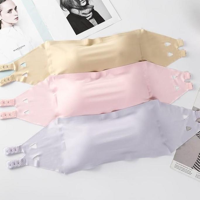 Promo BAJUKIDDIE MON BRA BH PAKAIAN DALAM WANITA CROP TOP KEMBEN FASHION Nyaman Pink Tank Lembut COD