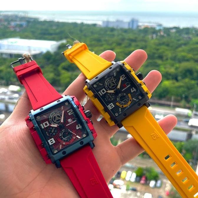 Promo Jam Tangan T5 H 3886G Original Chronograph Tahan air COD