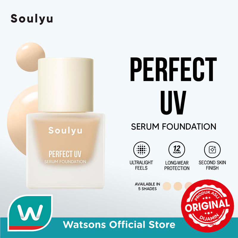 Soulyu Perfect UV Serum Foundation Satin Vanilla 30ml