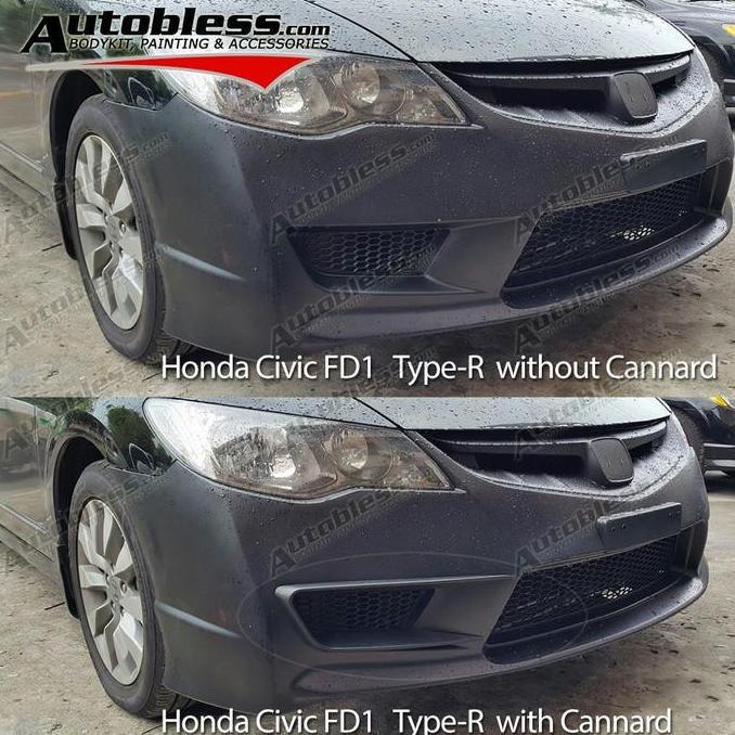 Js Racing Air Duct Civic FD FD1 FD2 FRP sparepart mobil